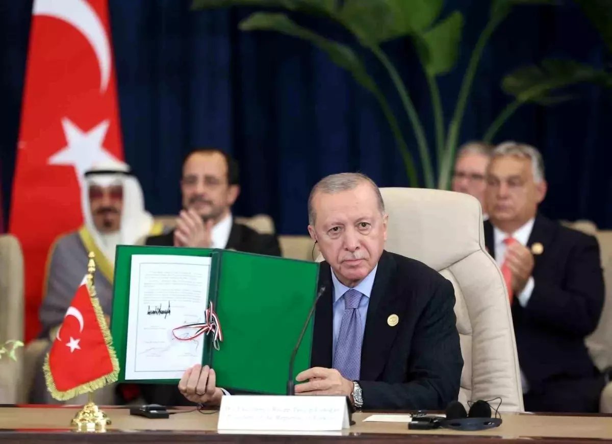 Erdoğan, Şarm El-Şeyh Zirvesi'nde Barış İlan etti