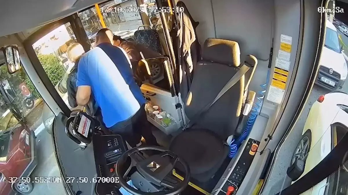 Otobüs Şoförü Heimlich Manevrası ile Yolcusunu Kurtardı