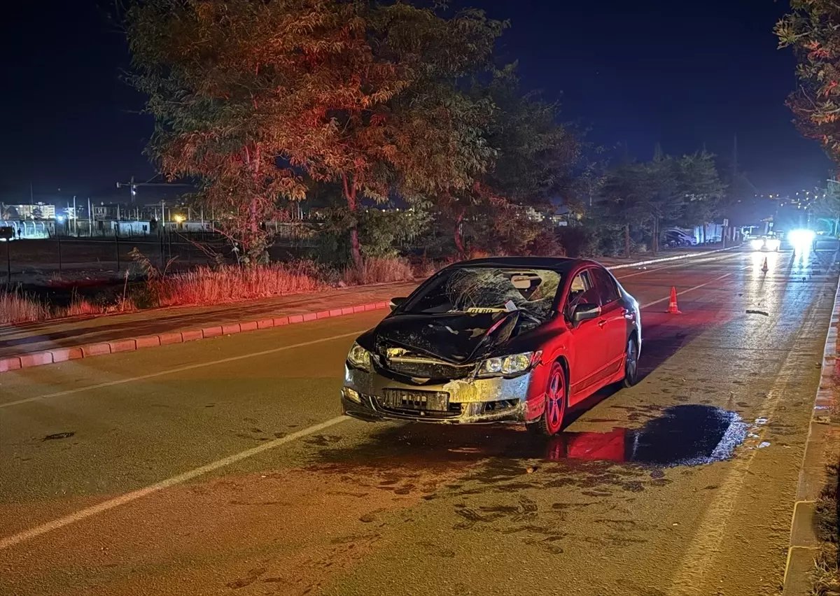 Afşin'de Otomobil Çarpan Yaya Hayatını Kaybetti