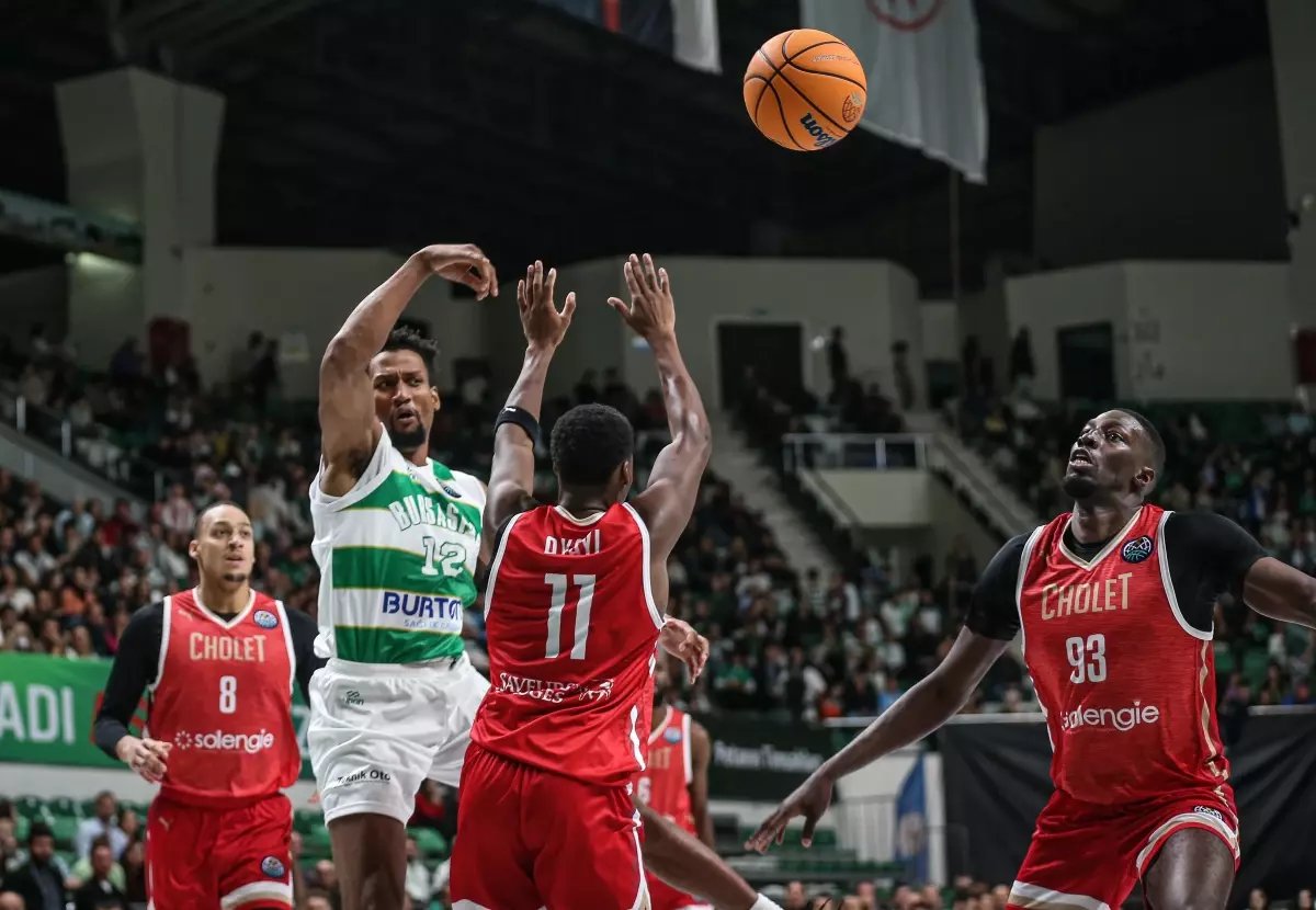 Bursaspor Basketbol, Cholet Basket'e Mağlup Oldu