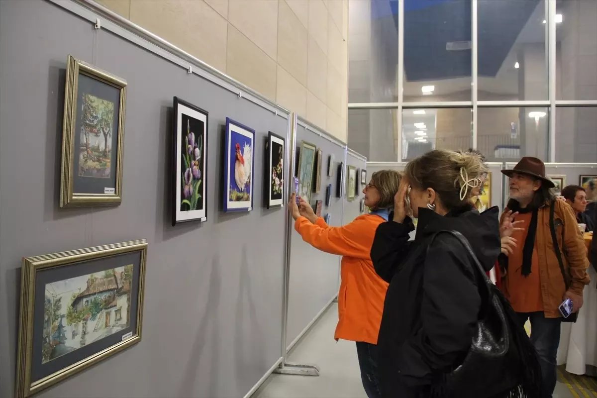 Karabağlar Resim Sergisi Muğla'da Sanatseverlerle Buluştu