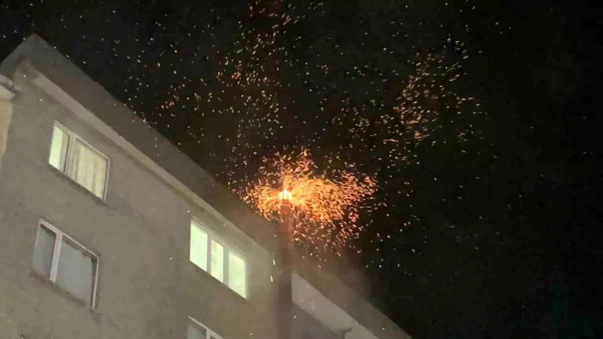 Tekirdağ Çorlu'da Baca Yangını Korkuttu