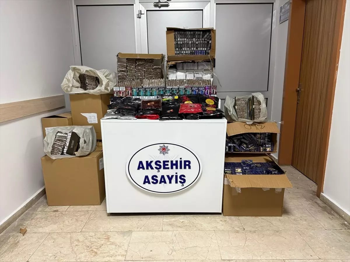 Akşehir'de Kaçakçılık Operasyonu: 1 Tutuklama