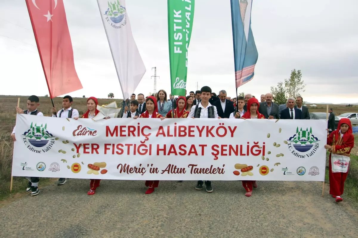 Alibey Köyü'nde İlk Fıstık Festivali Düzenlendi