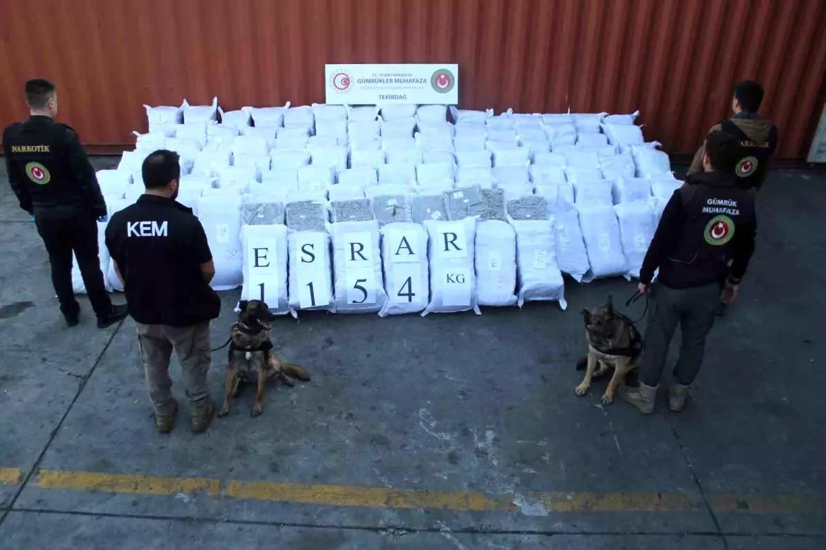 Tekirdağ ve Edirne'de Büyük Uyuşturucu Operasyonu: 809 Milyon Lira Değerinde Madde Ele Geçirildi