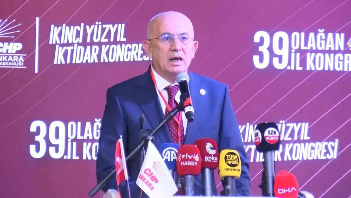 CHP 39. Olağan Ankara İl Kongresi Başladı