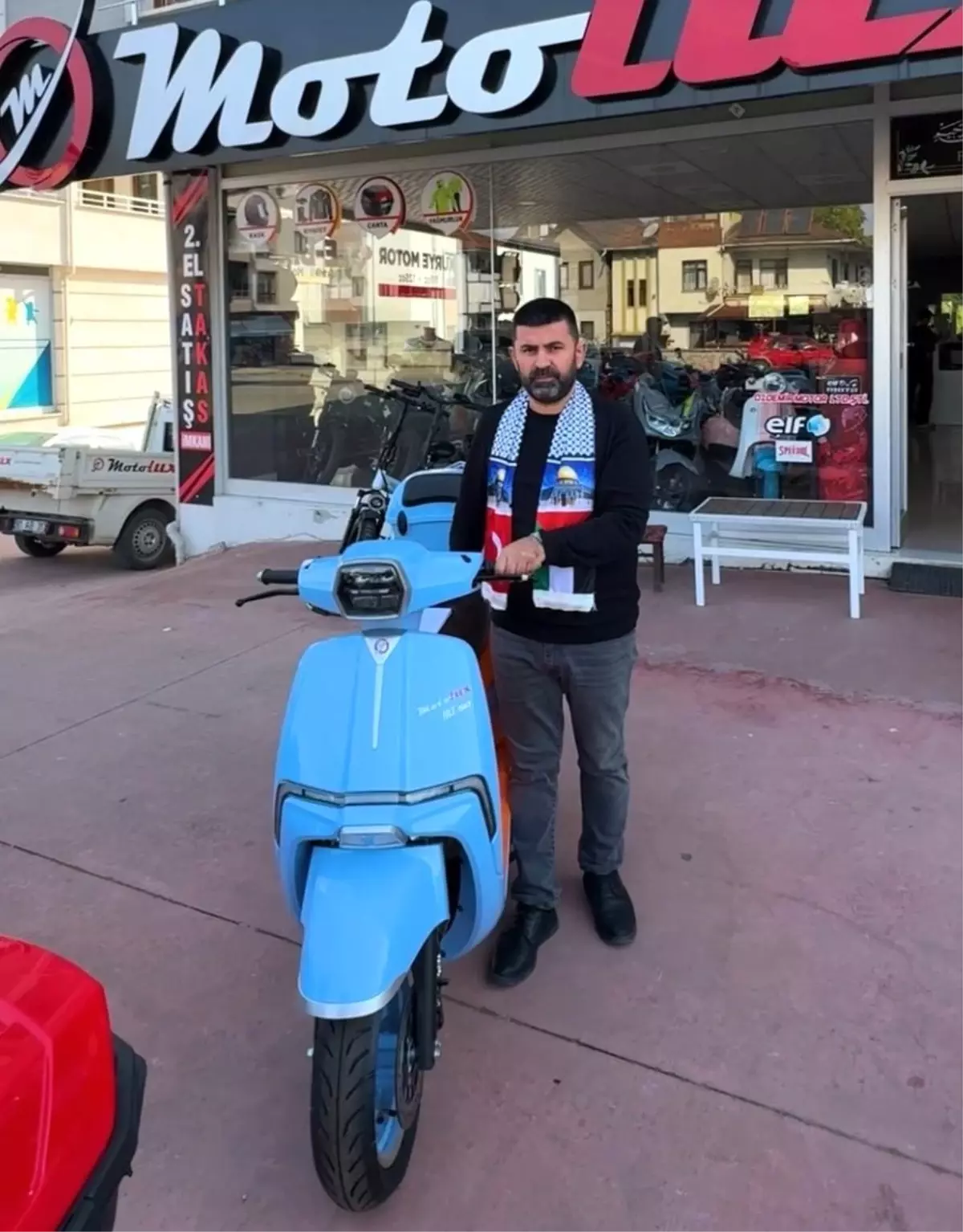 Düzce'de Motosiklet Satışıyla Gazze'ye Destek Kampanyası