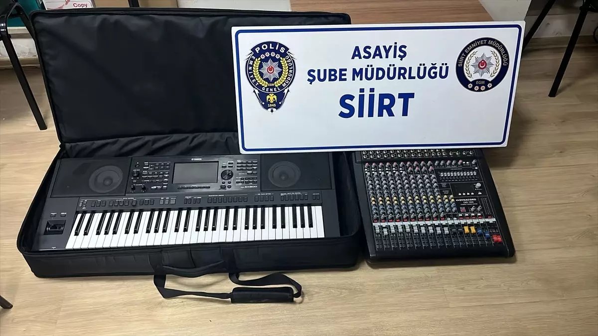 Siirt'te Düğün Salonundan Hırsızlık: İki Tutuklama