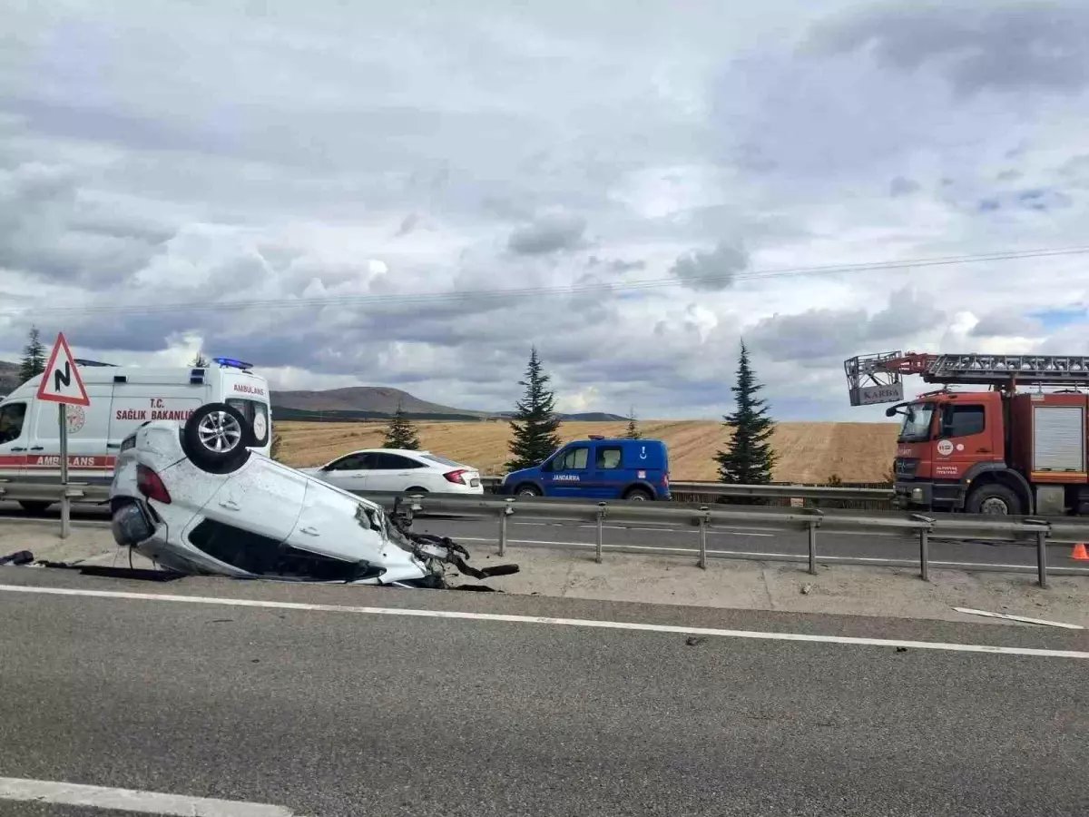 Kütahya'da Kaza: Teker Fırlayıp Başka Araca Çarptı