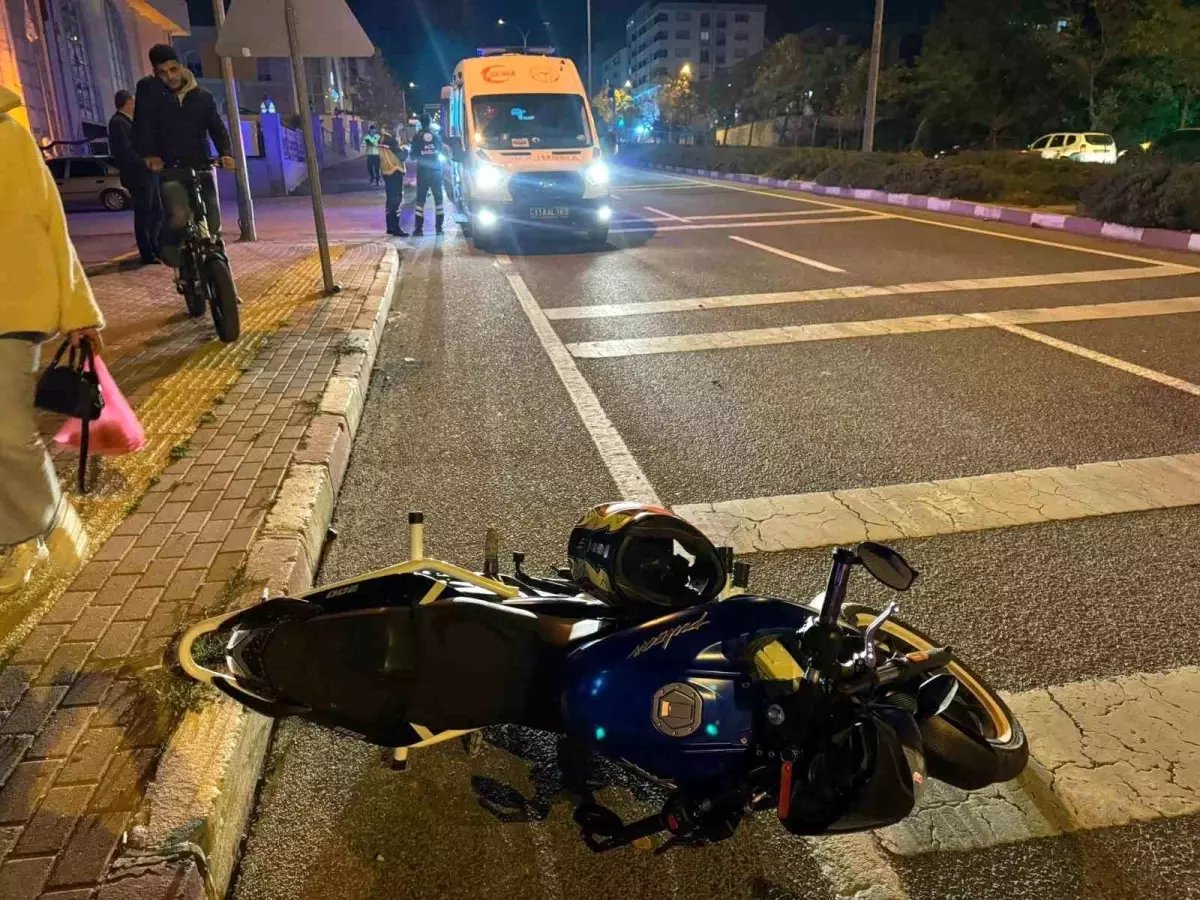 Bilecik'te Motosikletin Çarptığı Yaya Yaralandı