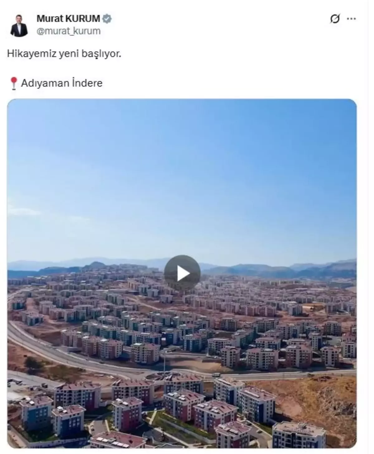 Adıyaman'da Yeni Şehir İndere Açılıyor