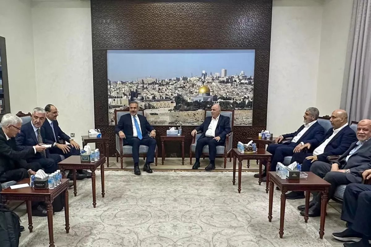 Hakan Fidan ve İbrahim Kalın, Doha'da Hamas Yetkilileriyle Görüşme Gerçekleştirdi
