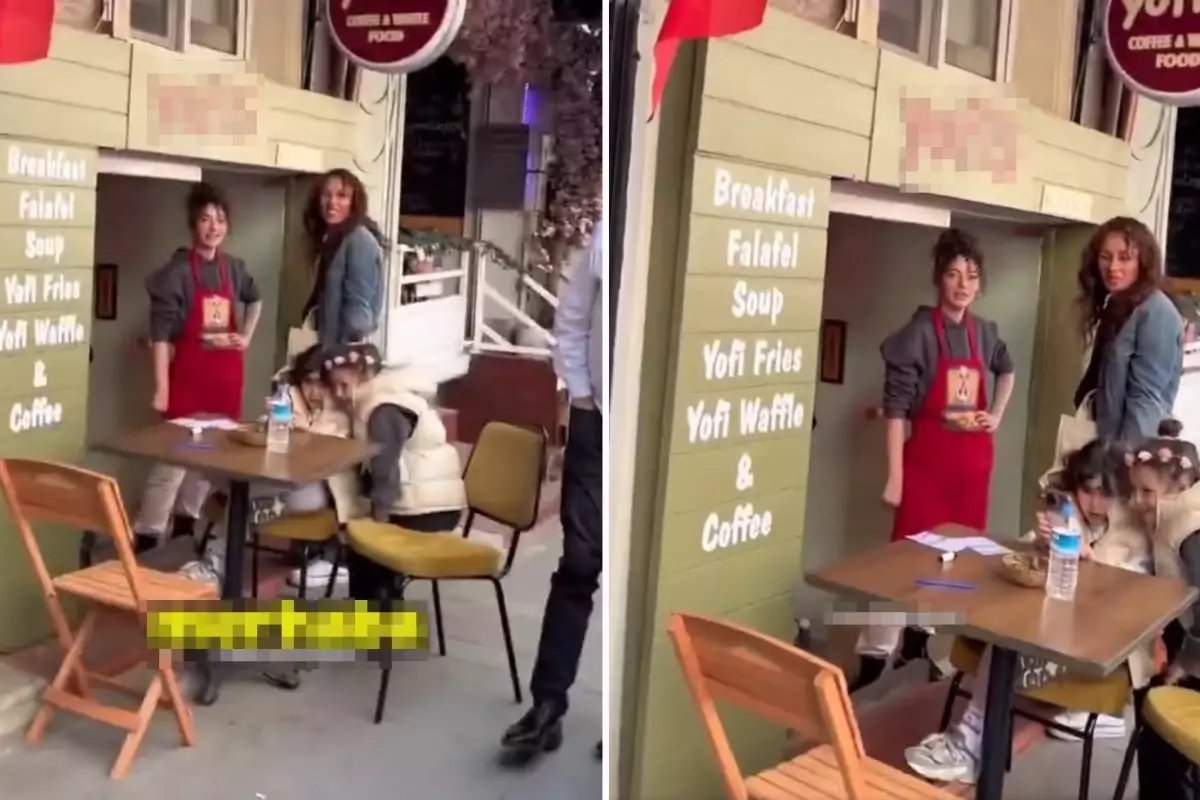 Farkında olmadan ünlü oyuncu Hazal Şenel'in resimlerini çekti