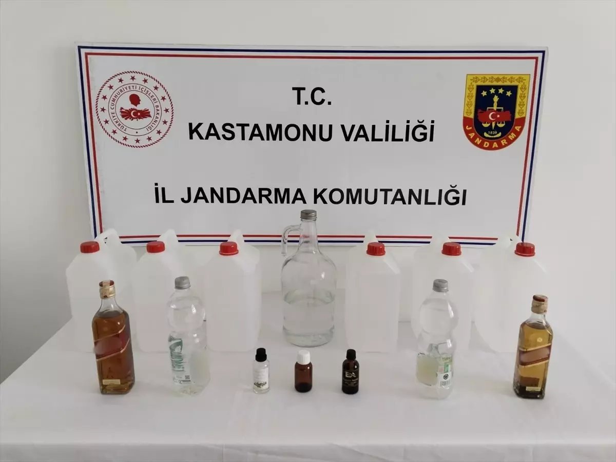 Kastamonu'da Sahte İçki Operasyonu: 4 Gözaltı
