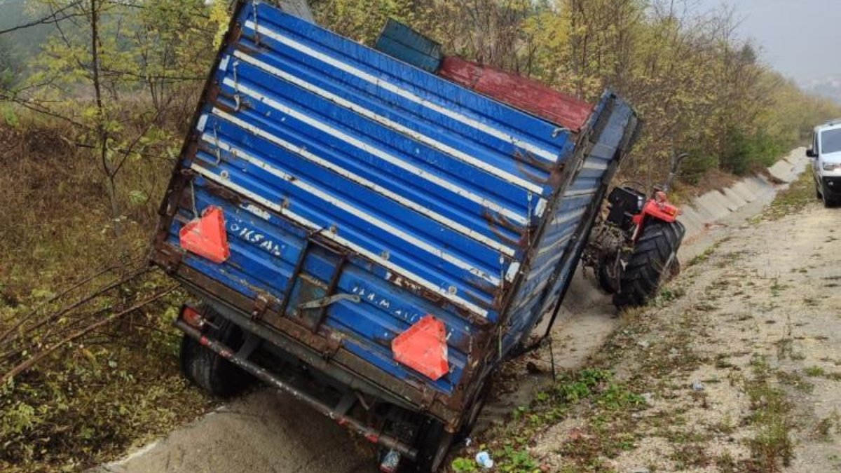 Kastamonu'da traktörden düşen sürücü öldü