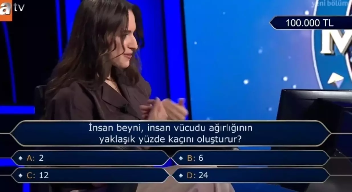 İnsan beyni, insan vücudu ağırlığının yaklaşık yüzde kaçını oluşturur?