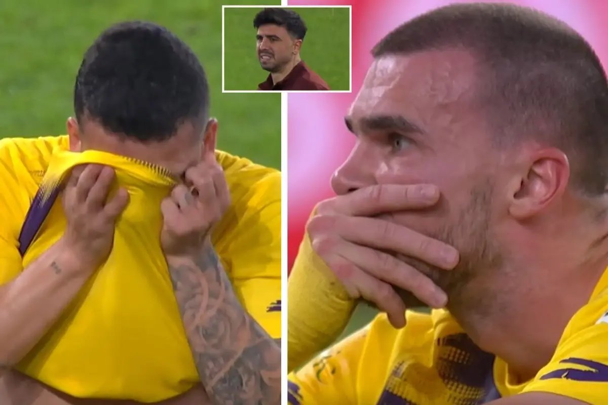 Trabzonspor-Eyüpspor maçında korkutan sakatlık! Futbolcular gözyaşlarına hakim olamadı