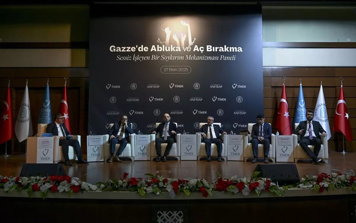 Gazze'de Abluka ve Aç Bırakma: "Sessiz İşleyen Bir Soykırım Mekanizması" paneli