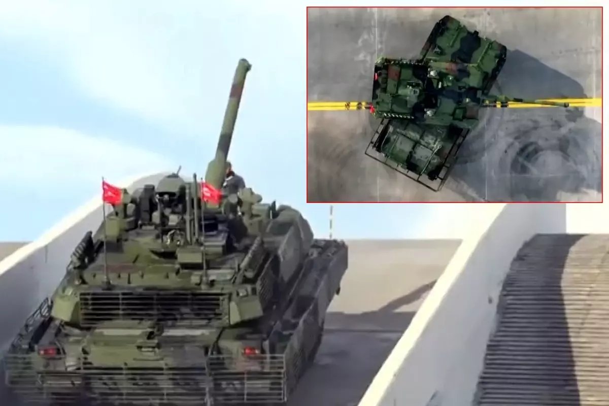 İlk kez test sürüşüne çıktı: İşte TSK'nın çelik yumruğu Altay tankı