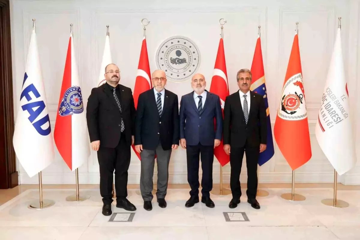 Elazığ Ticaret Borsası Başkanı, İçişleri Bakan Yardımcıları ile Ekonomi Temaslarında Bulundu