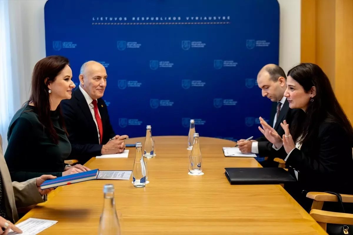 Litvanya Başbakanı Ruginiene Türkiye'nin Büyükelçisini Kabul Etti