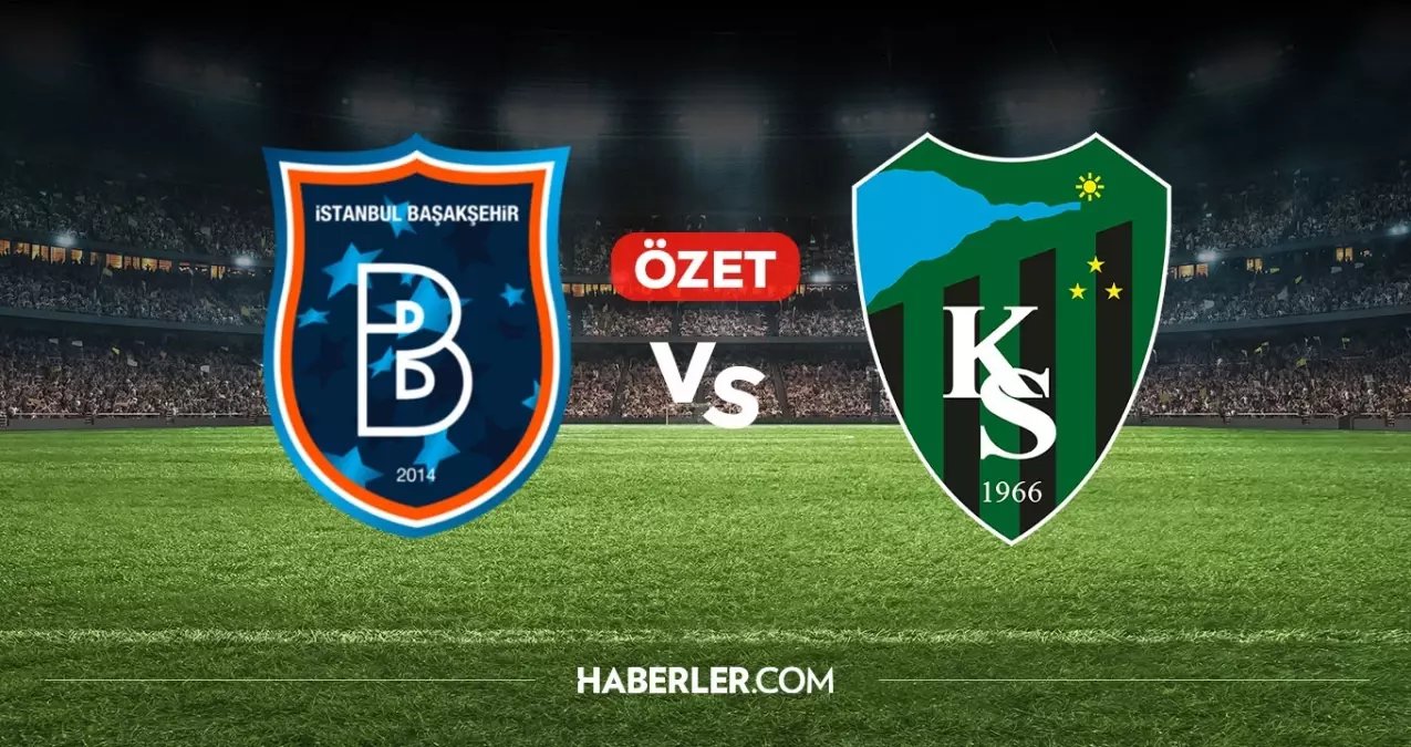 Başakşehir Kocaelispor maç özeti ve golleri! (VİDEO) Başakşehir Kocaelispor geniş özeti! Golleri kim attı, maç kaç kaç bitti?