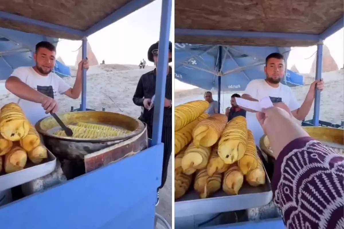 Turiste sattığı patates cipsin fiyatı öyle böyle değil