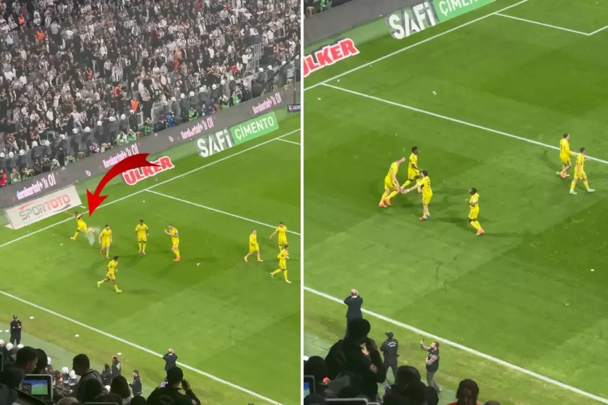 Dorgeles Nene'den maça damga vuran hareket