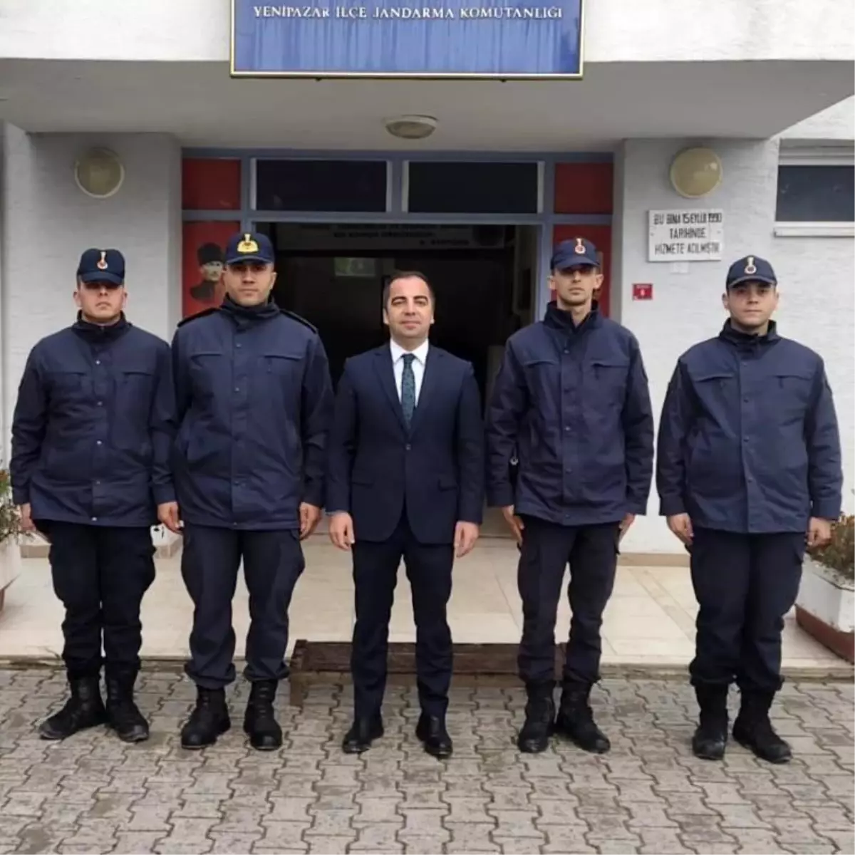 Yenipazar Kaymakamı Uçar, Jandarma Komutanlığı'nı Ziyaret Etti