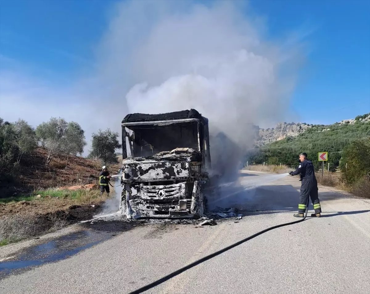 Adana'da Tır Yangını: Araç Kısmen Hasar Gördü