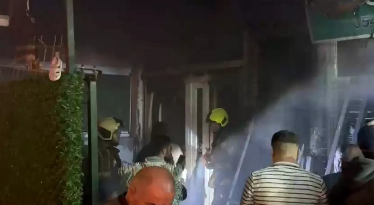 Bursa'da Yangın Paniği: Akaryakıt İstasyonu Kıl Payı Kurtarıldı