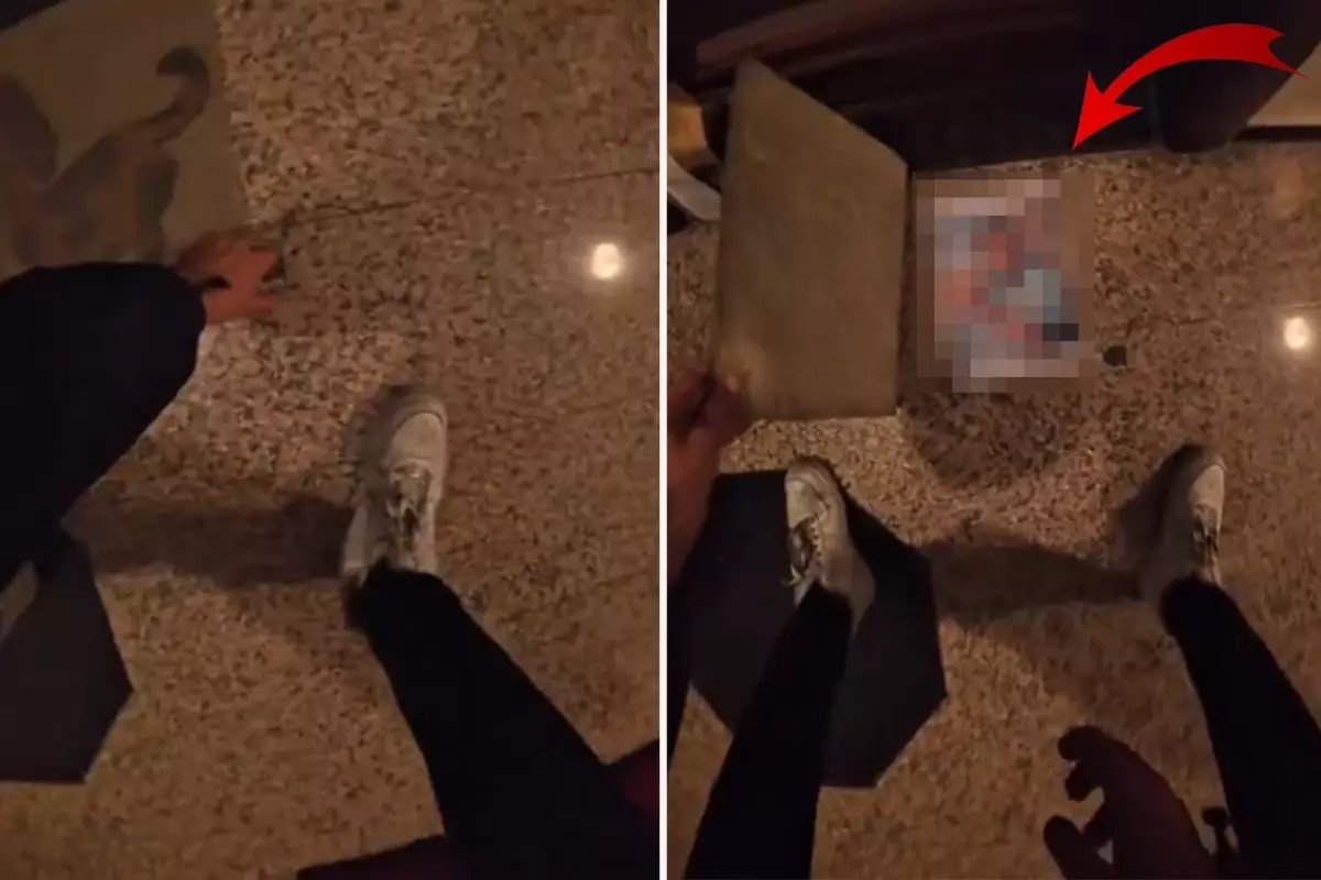 Süpriz sandı ama... Paspası kaldıran motokurye, büyük pişmanlık yaşadı