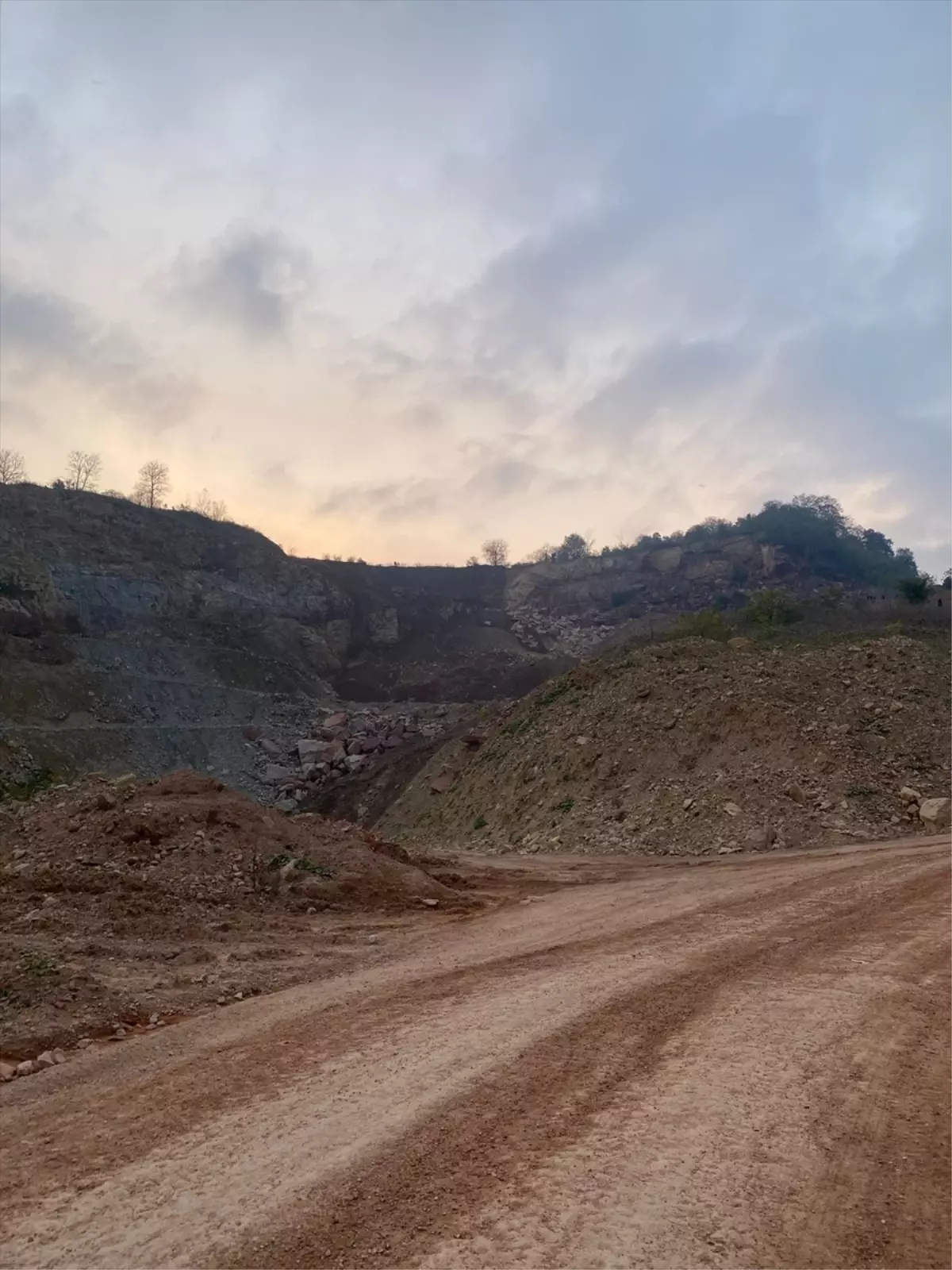 Ordu'da Taş Ocağında Göçük Meydana Geldi