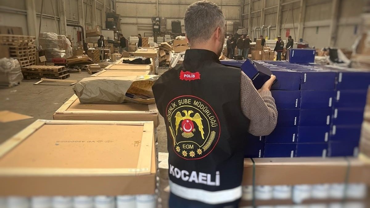 Kocaeli’de sahte yedek parça operasyonu: 15 milyon liralık malzeme ele geçirildi