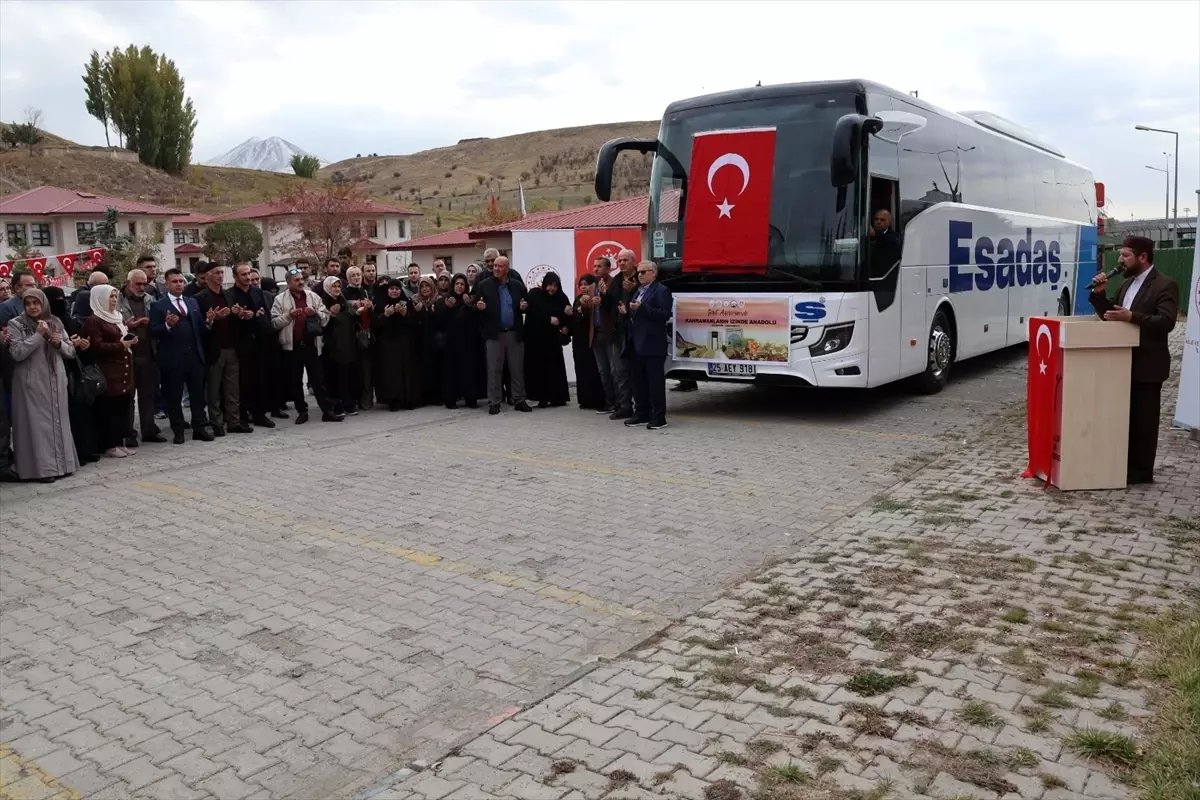 Erzurum'da 36 şehit yakını Çanakkale'ye uğurlandı