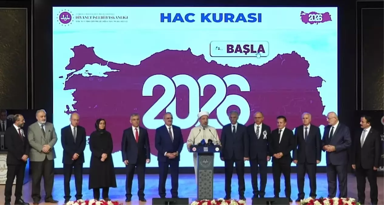 Hac kura çekimi CANLI izle! Hac kura sonuçları saat kaçta açıklanacak?