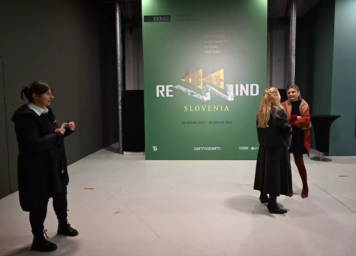 Türk ve Sloven Sanatçıların 'Rewind/Slovenya' Sergisi CerModern'de Açıldı
