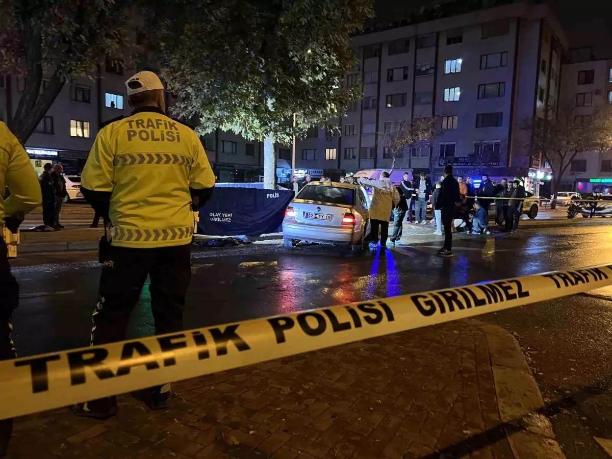 Konya'da Araç Çarpması sonucu Yaya Hayatını Kaybetti