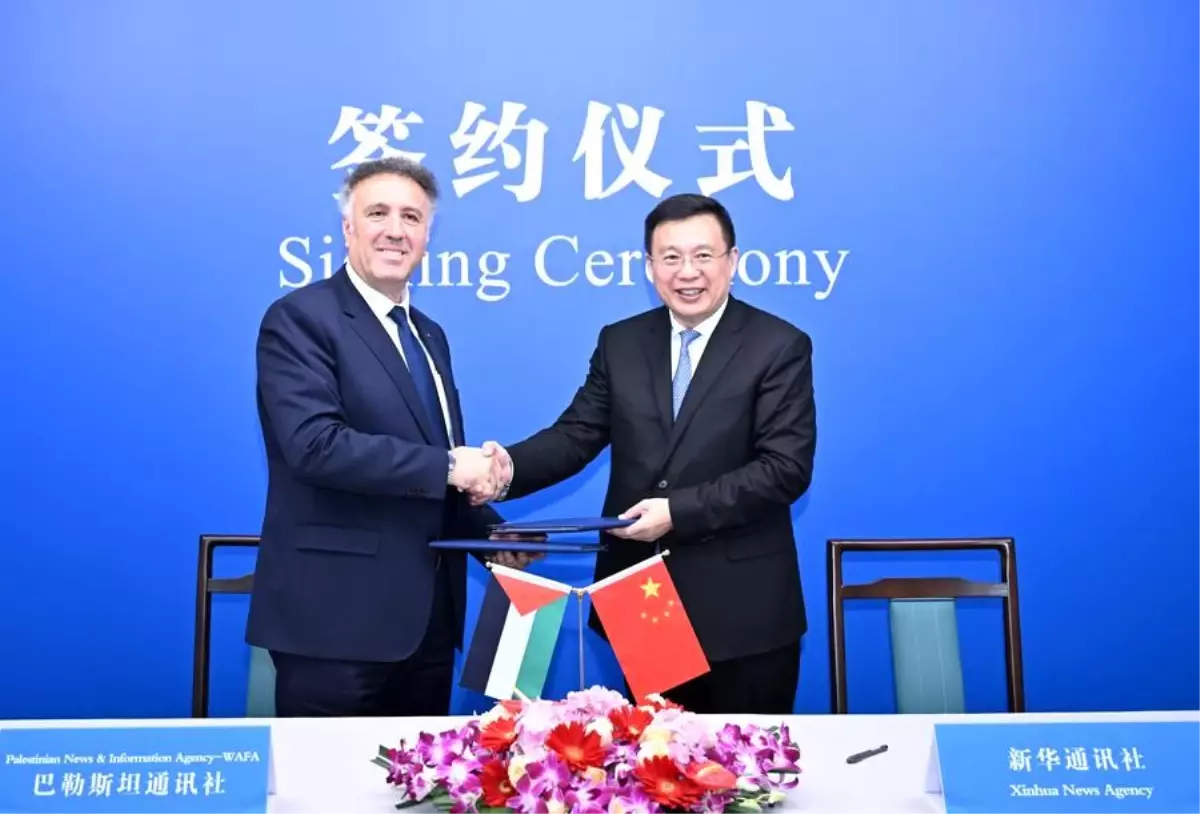 Xinhua ve WAFA Arasında Medya İşbirliği Anlaşması İmzalandı
