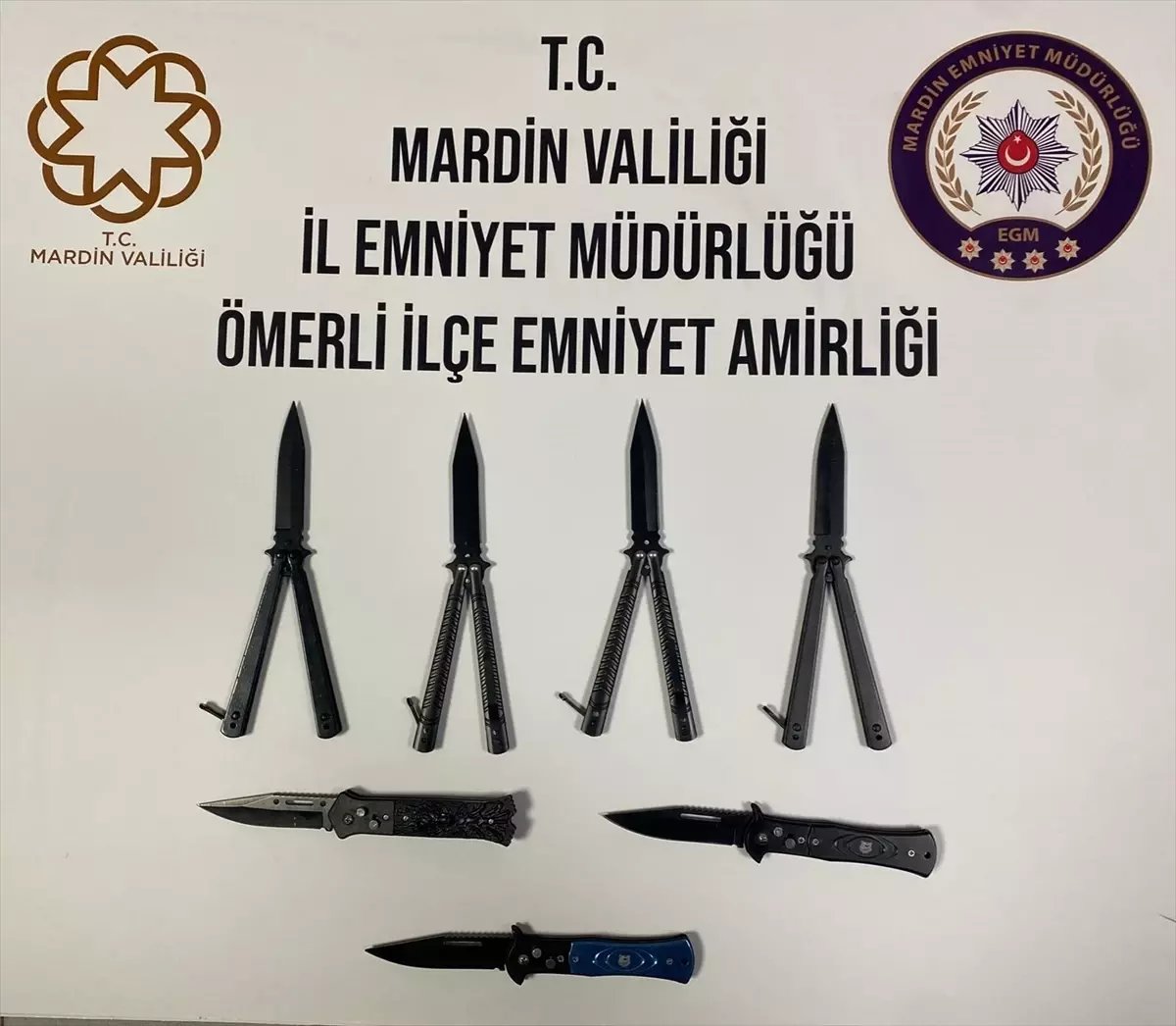 Mardin'de Seyyar Bıçak Satıcısına İşlem Başlatıldı