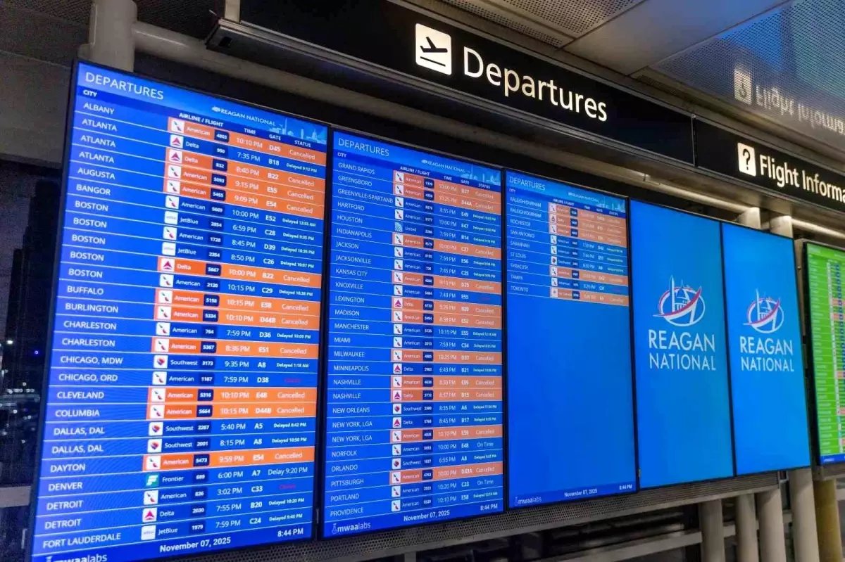 ABD Hava Ulaşımında Kriz: 1700'den Fazla Uçuş İptal Edildi