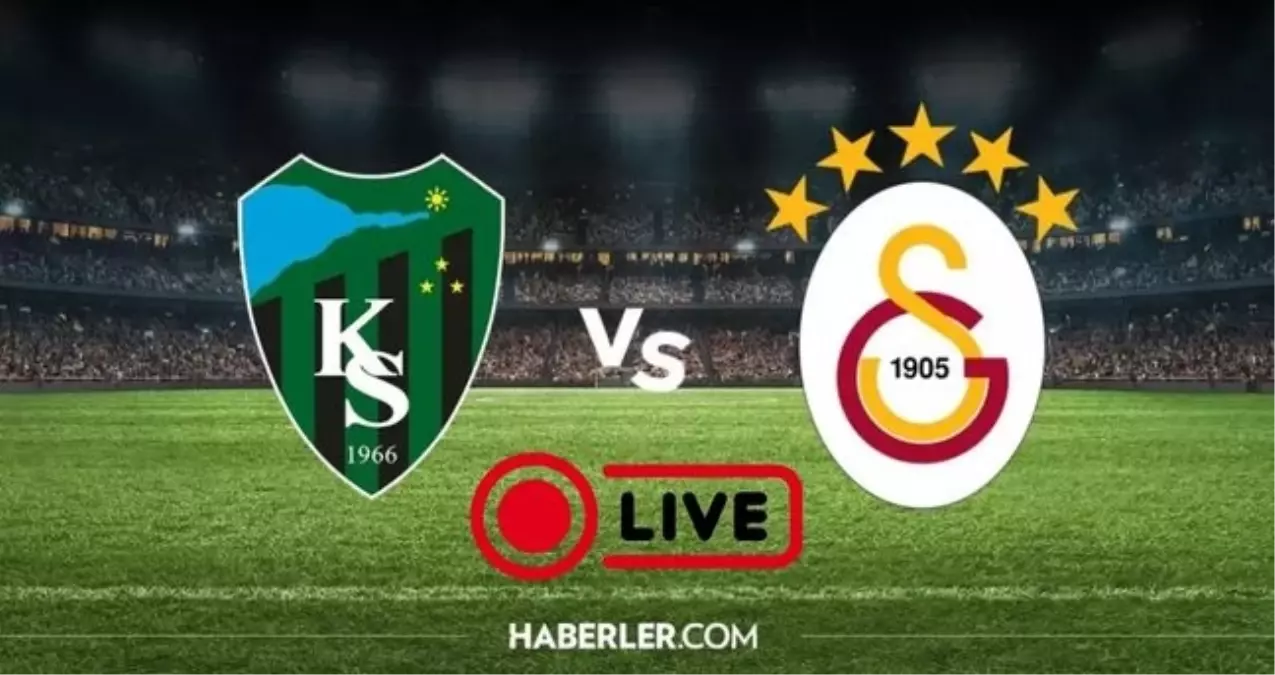 CANLI İZLE! Galatasaray Kocaelispor maçı nereden izlenir? Galatasaray Kocaelispor canlı şifresiz donmadan HD maç izle!