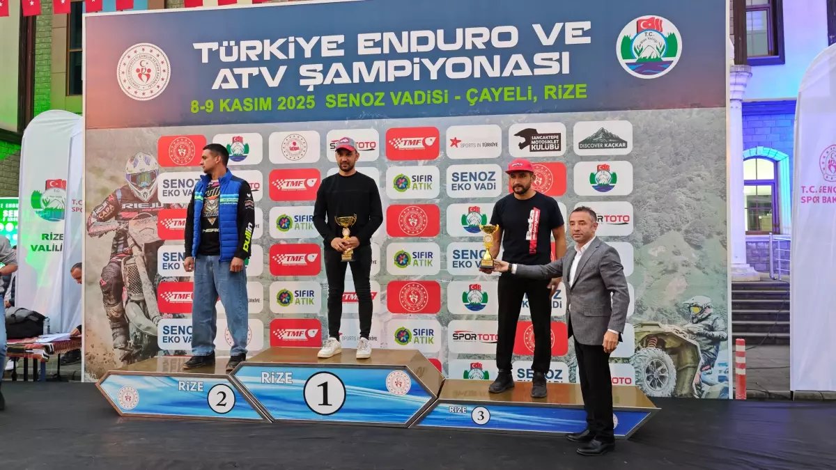 Rize'de Enduro ve ATV Şampiyonası Coşkusu