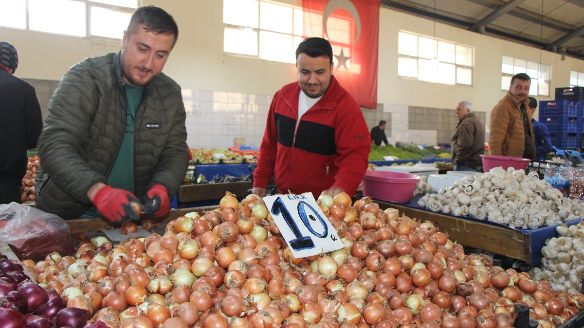 Amasya'da soğan bolluğu: Kilosu 7 aydır 10 TL'den satılıyor