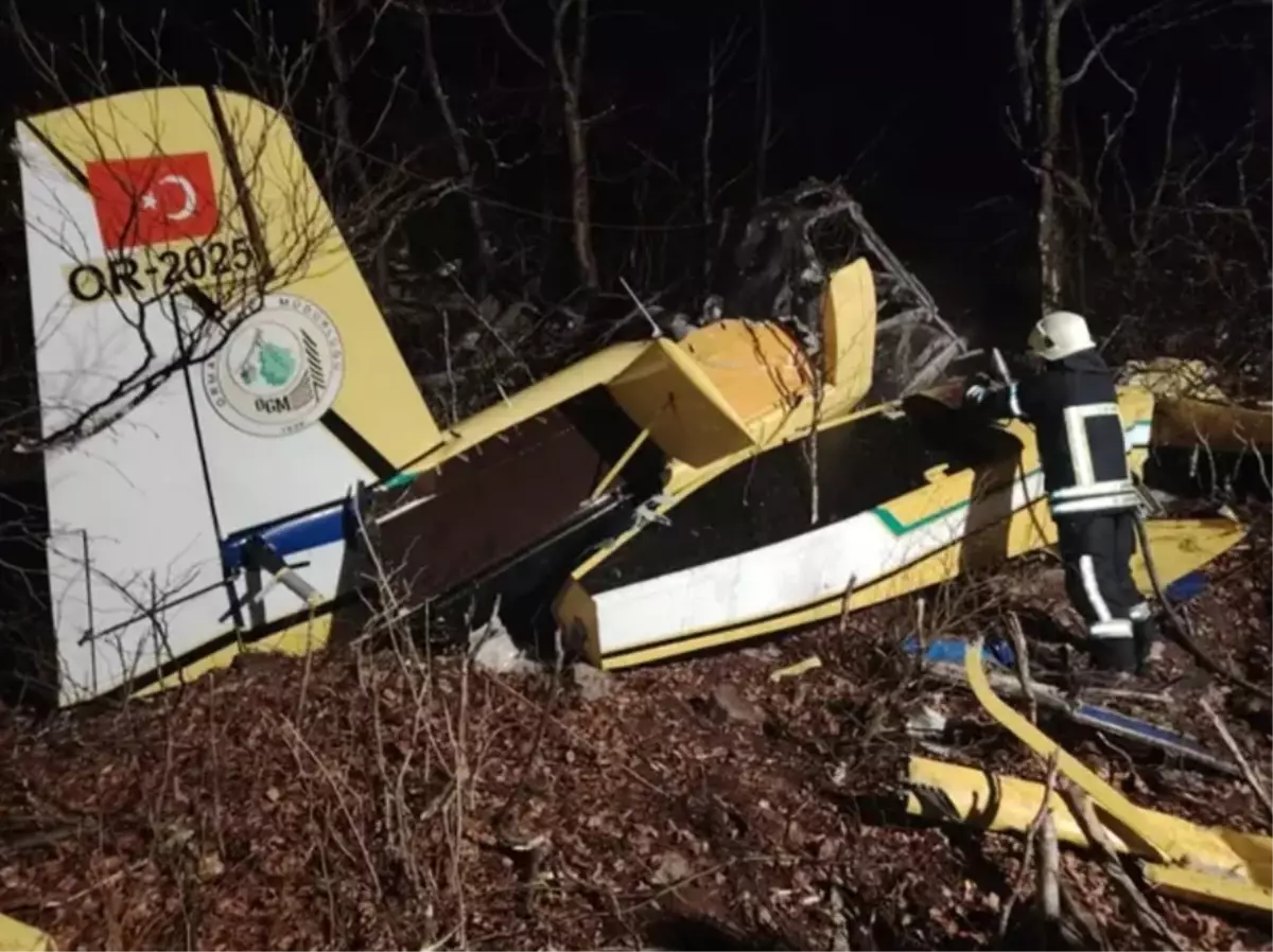 Hırvatistan'da Türkiye'ye Ait Yangın Söndürme Uçağı Düştü