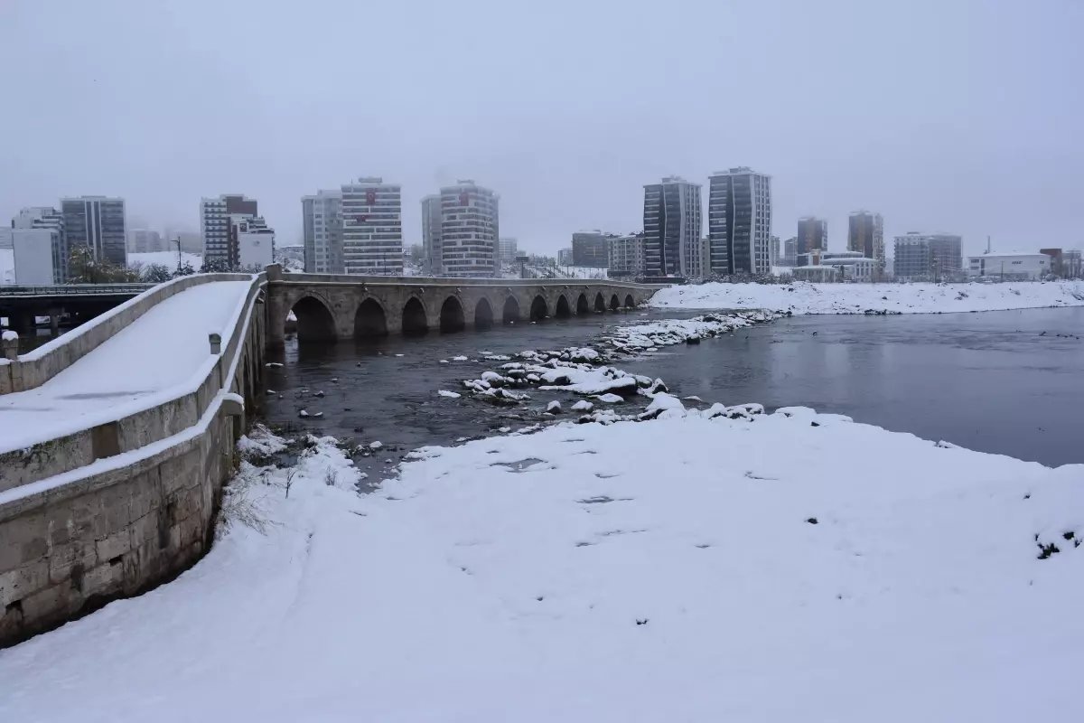 Sivas'ta Kar Yağışı Ulaşımı Aksattı