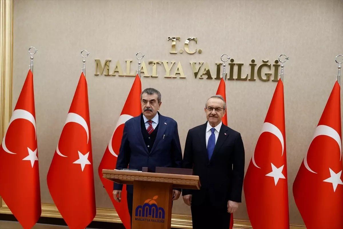 Milli Eğitim Bakanı Tekin, Malatya'da konuştu Açıklaması