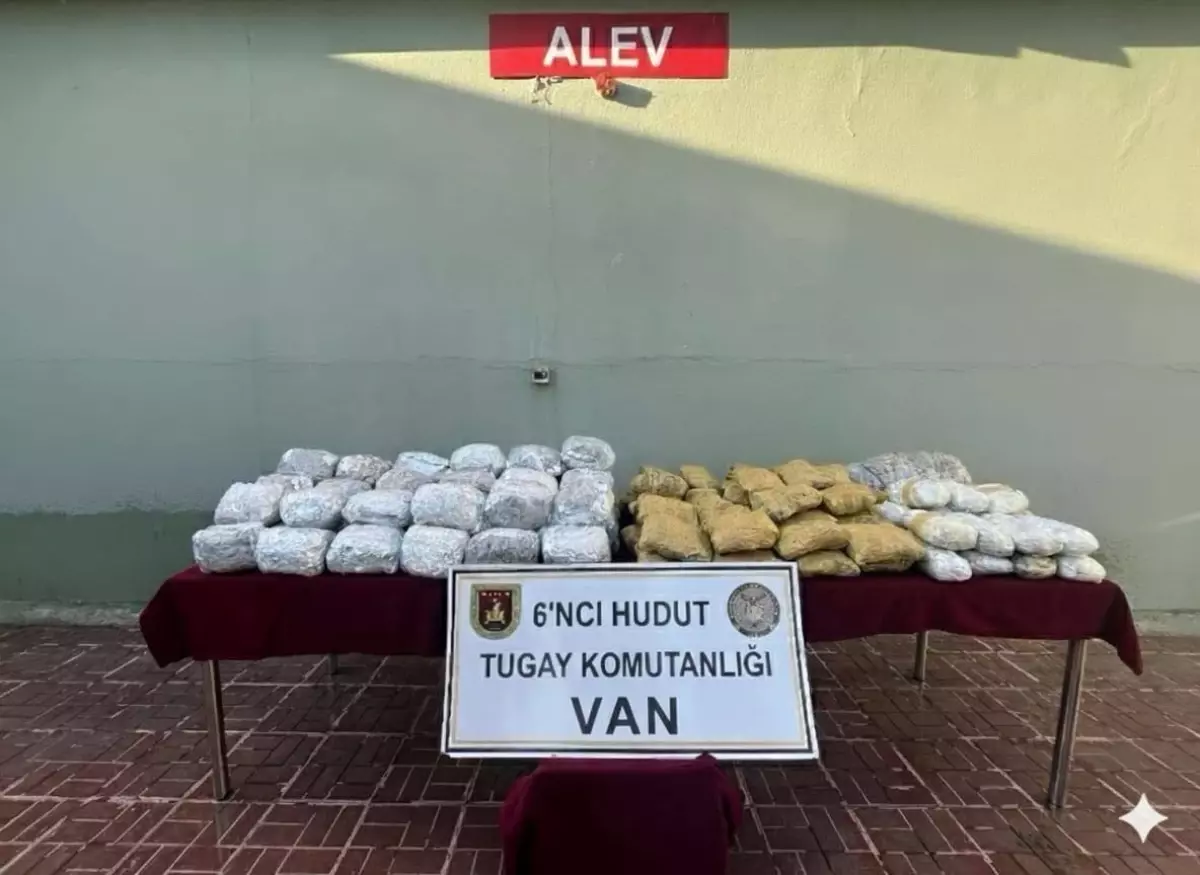 Van Hudut Hattında 109 Kilo Uyuşturucu Ele Geçirildi