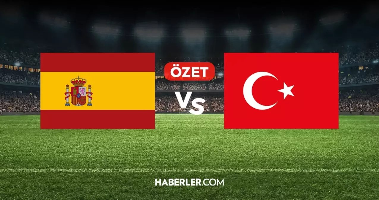 İspanya Türkiye maç özeti ve golleri! (ÖZET) İspanya Türkiye kaç kaç bitti, golleri kim attı?