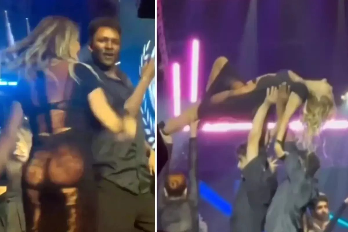 Yonca Evcimik'ten nefes kesen "Lambada" şovu! Giydiği iddialı elbise olay oldu